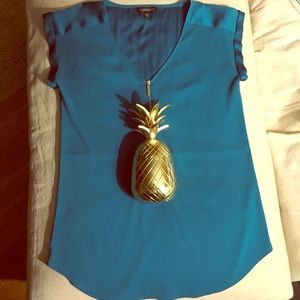 Express small zip blouse
