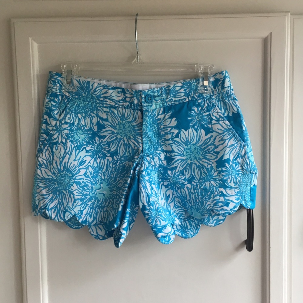 NEW Lilly Pulitzer 000 blue buttercup shorts