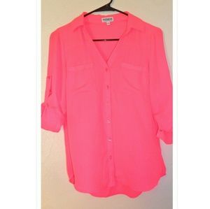 Express pink portofino blouse.