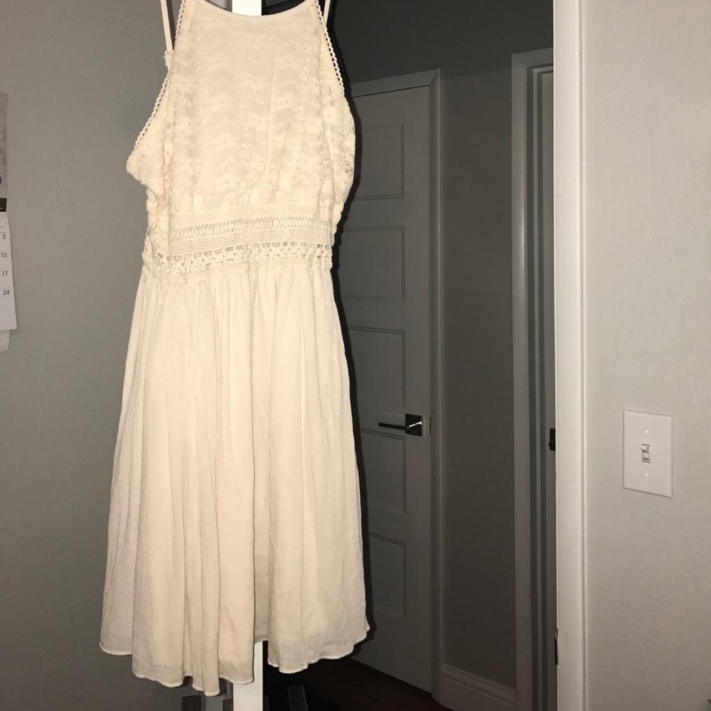 Brand new never worn low back halter top dress