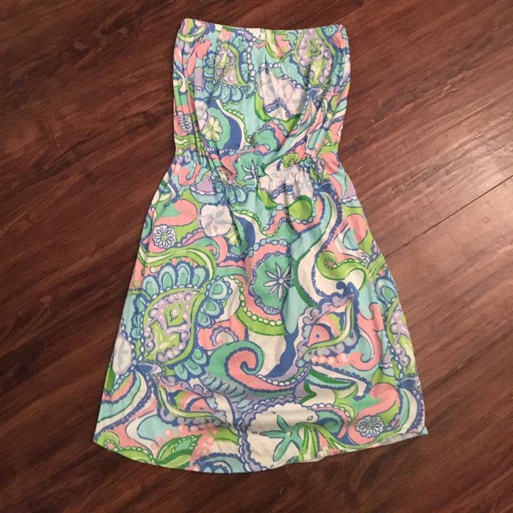 Lilly Pulitzer Strapless Dress- XS/S