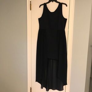 Dark Navy High-Low Dress