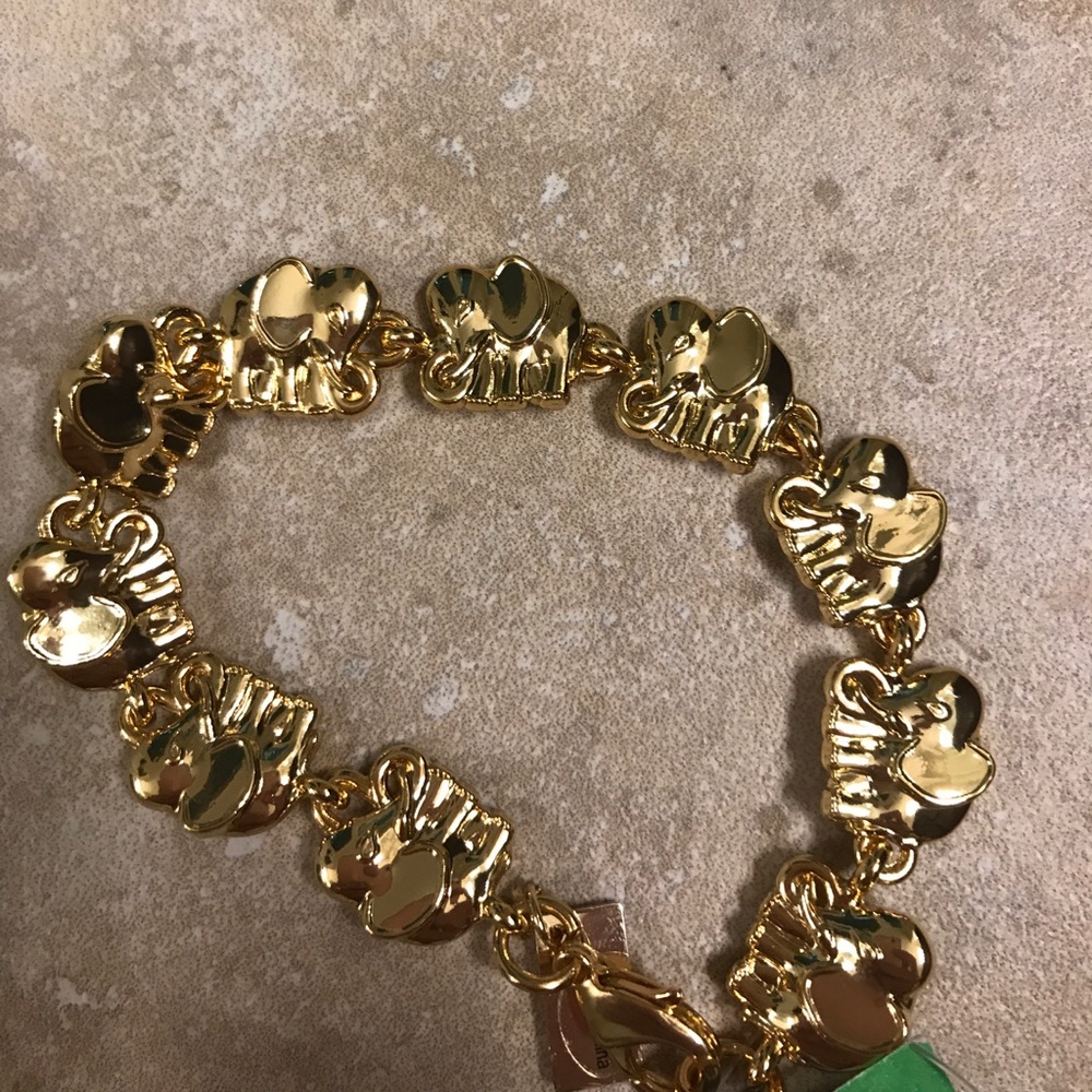 NWT Lilly Pulitzer elephant TIS bracelet