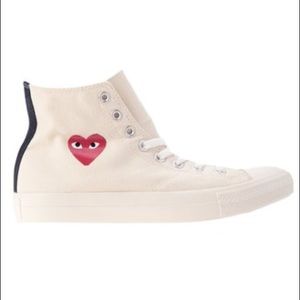 Comme des garçons converse play sneakers