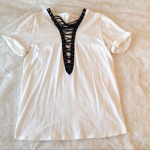 Lace Up Summer Tee