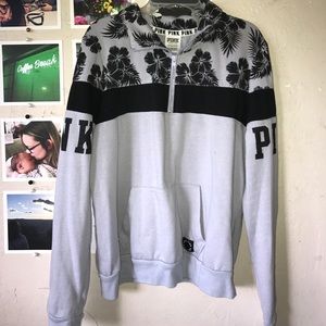 Hawaiian Print Light Blue PINK VS Sweatshirt