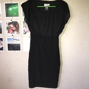 Black Pencil Dress (STRETCHY)