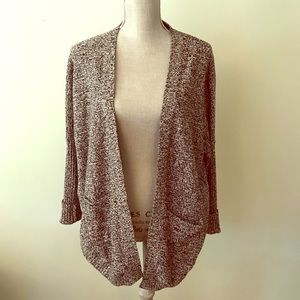 Cozy black & white sweater