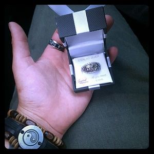 Sterling silver heart ring. Size 7