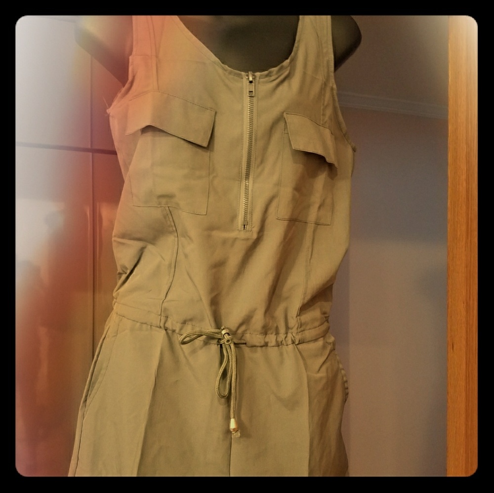 Olive color Romper(shorts)