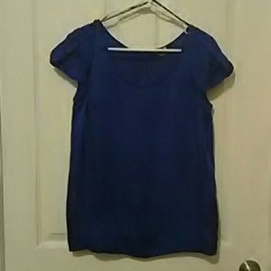 Very pretty royal blue silky top