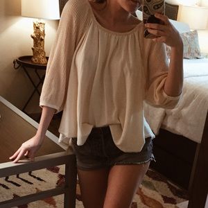 Free People Babydoll Tee