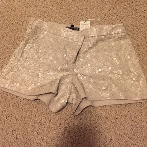 Express sequin shorts