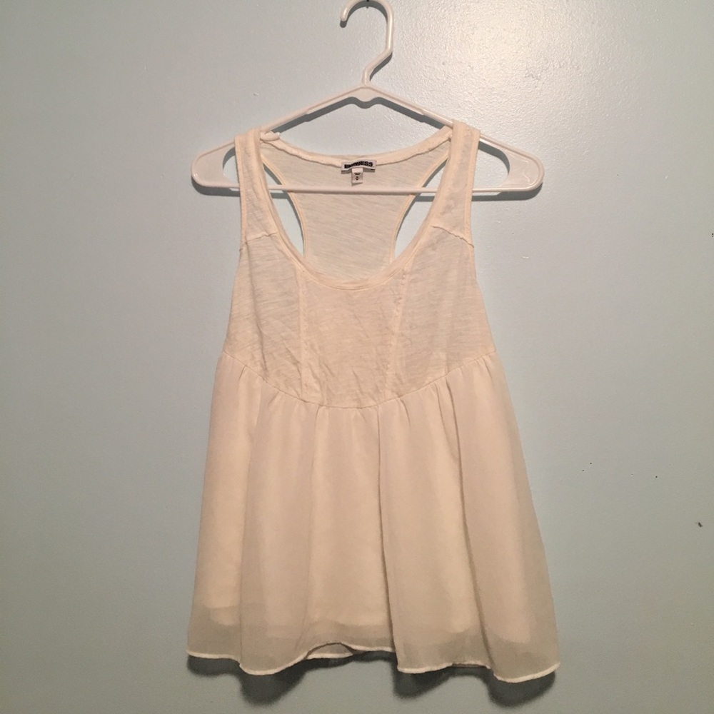 White flowy Tank Top