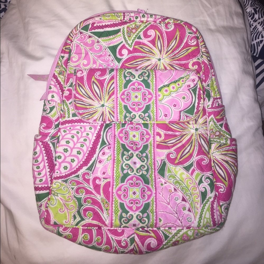Vera Bradley Backpack in Pinwheel Pink