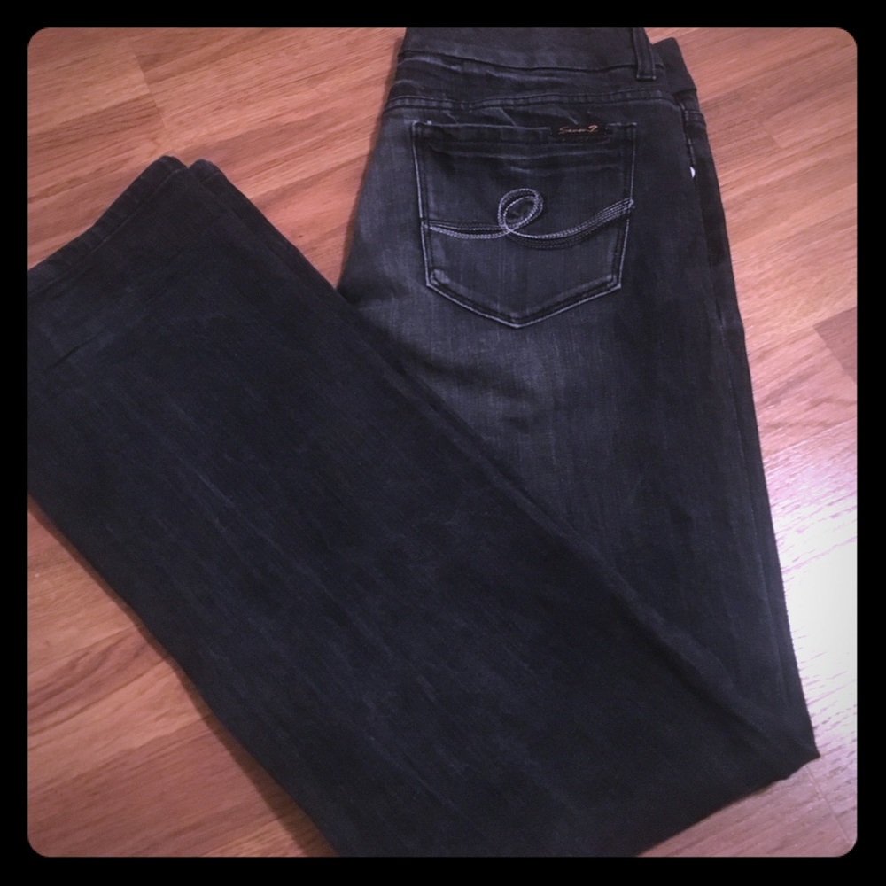 Seven7 brand Black Bootcut Jeans