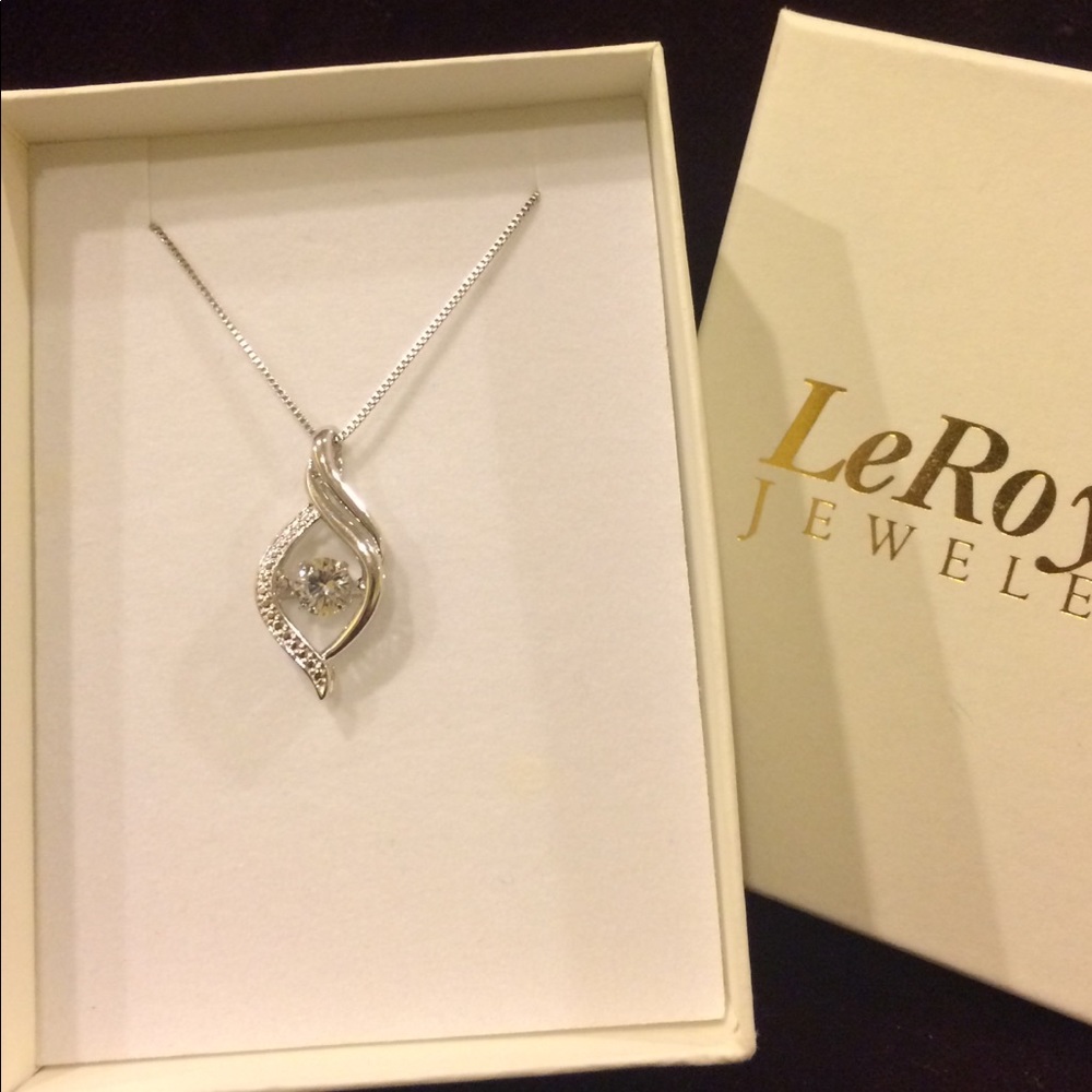 LeRoy's Jewelers Drop Necklace Never Worn
