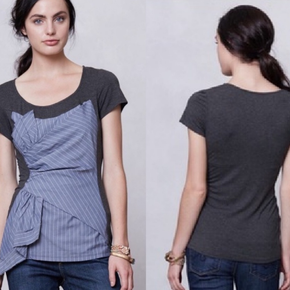 Anthropolgie Twist Layer Top