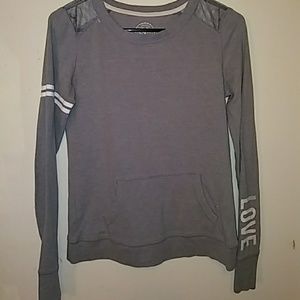 Gray Love long sleeve