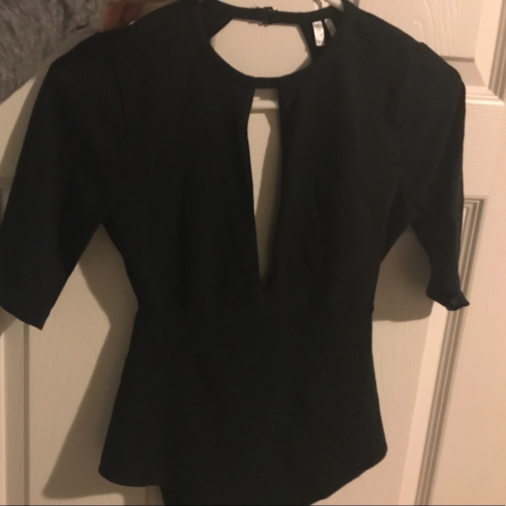 Backless bodysuit