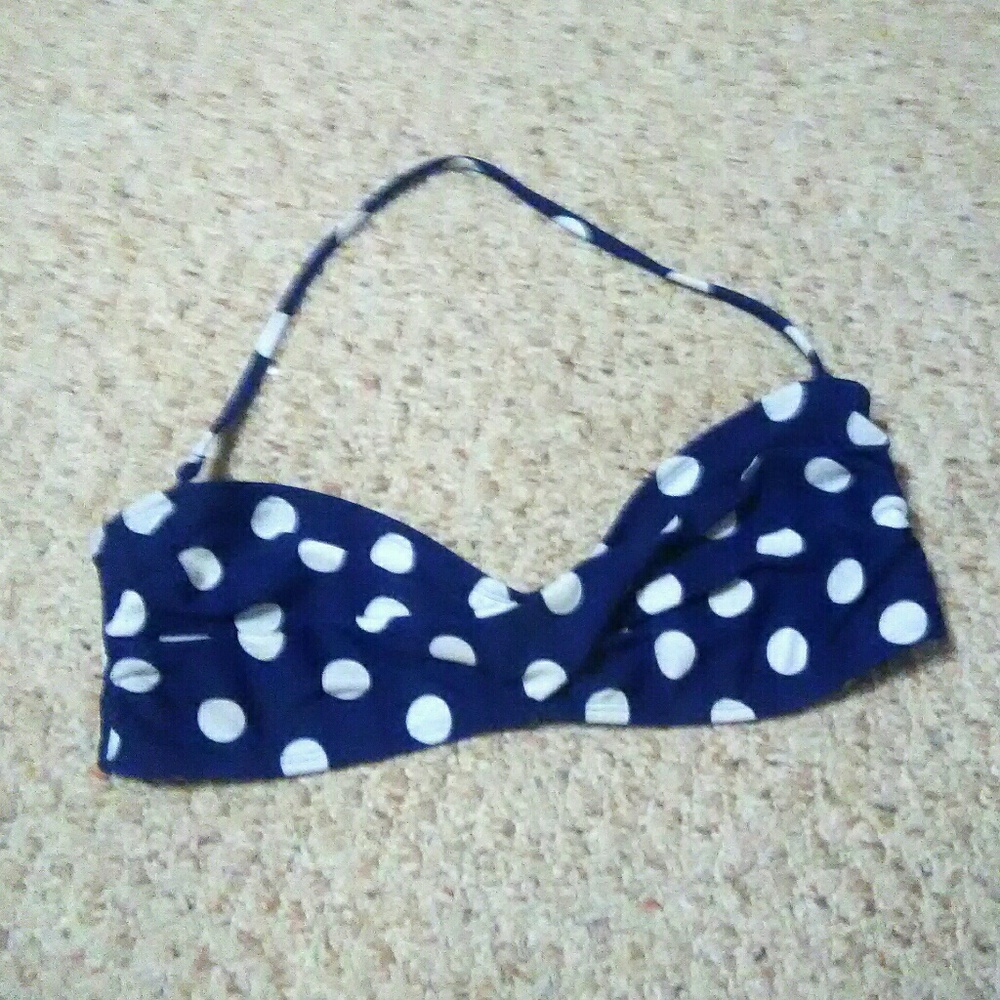 Polka dot bikini top MEDIUM