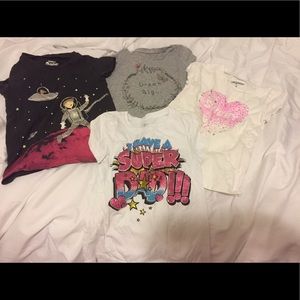 Girls Size 6 summer shirts and tanks