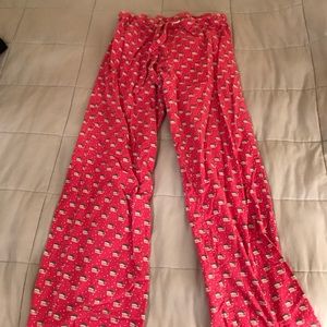 Vineyard Vines Whales in Santa Hats PJ Pants