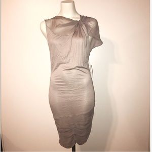 Alice & Olivia Knit to Sheer dress