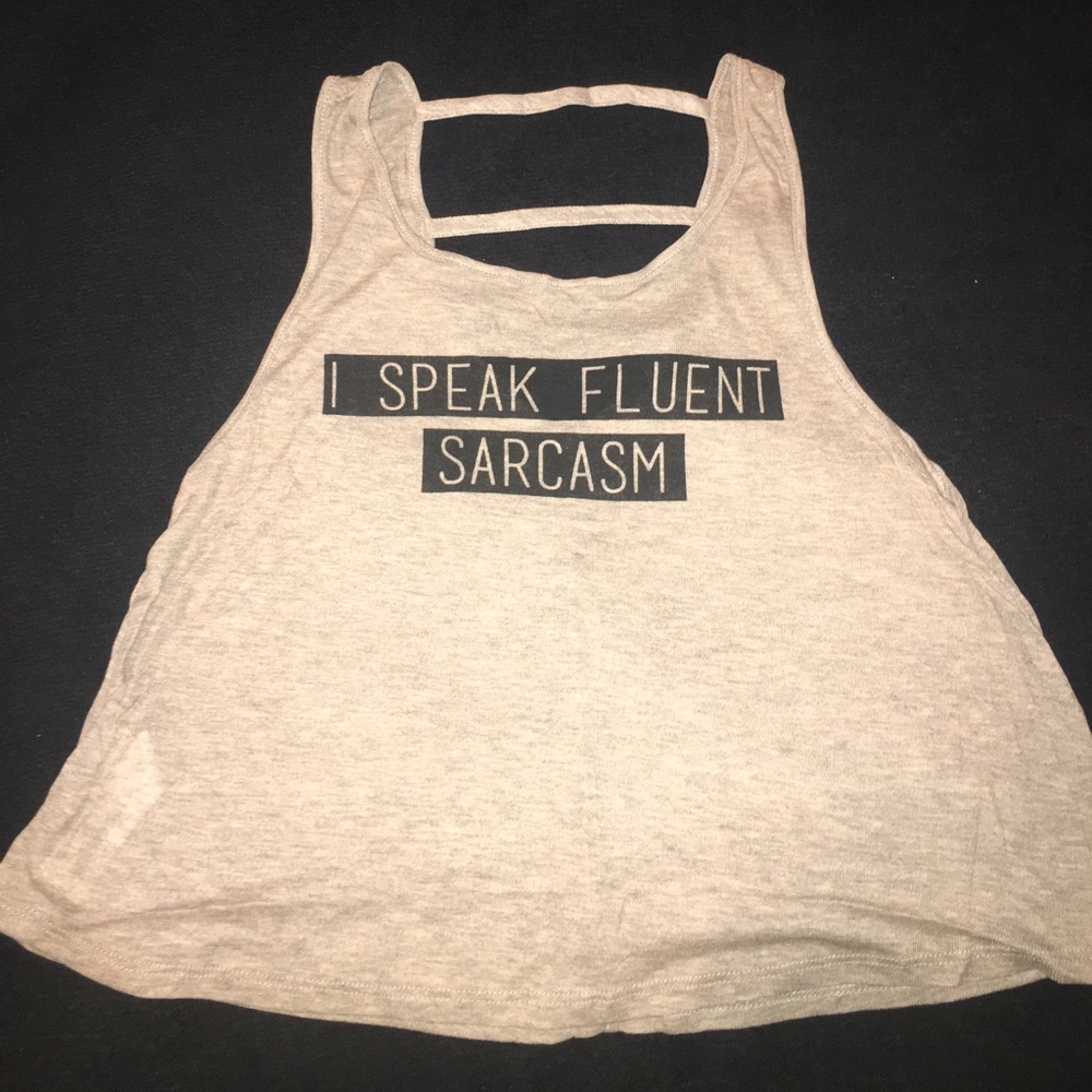 Forever 21 "I Speak Fluent Sarcasm" Tee