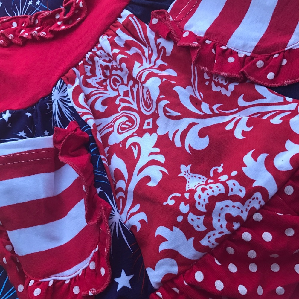 LAST ONE! 3T 🇺🇸Girl's 4th of July Outfit 🇺🇸 - Picture 3 of 3