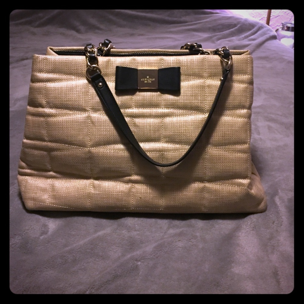Kate Spade woven shoulder bag