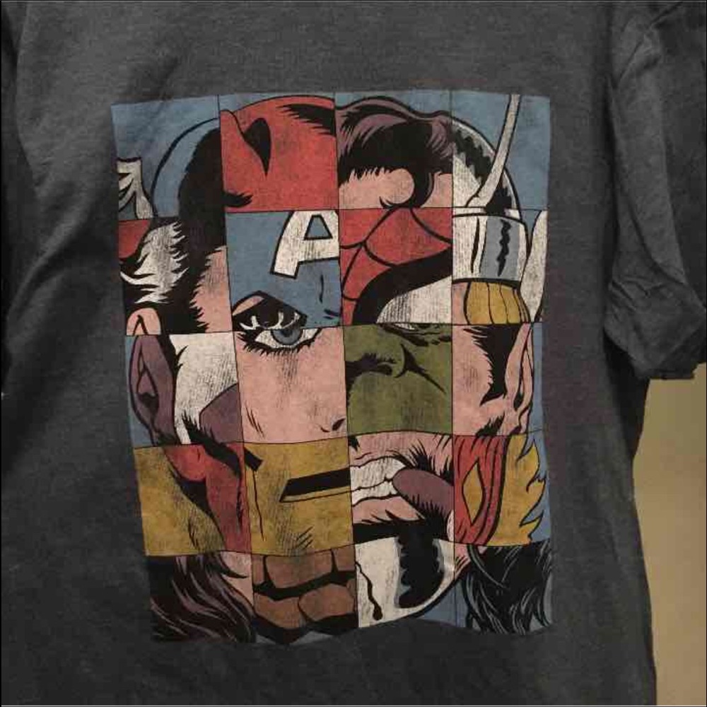 Marvel puzzle shirt by junkfood