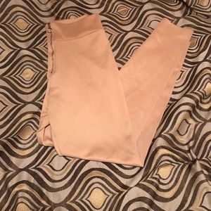 High waisted silky pants