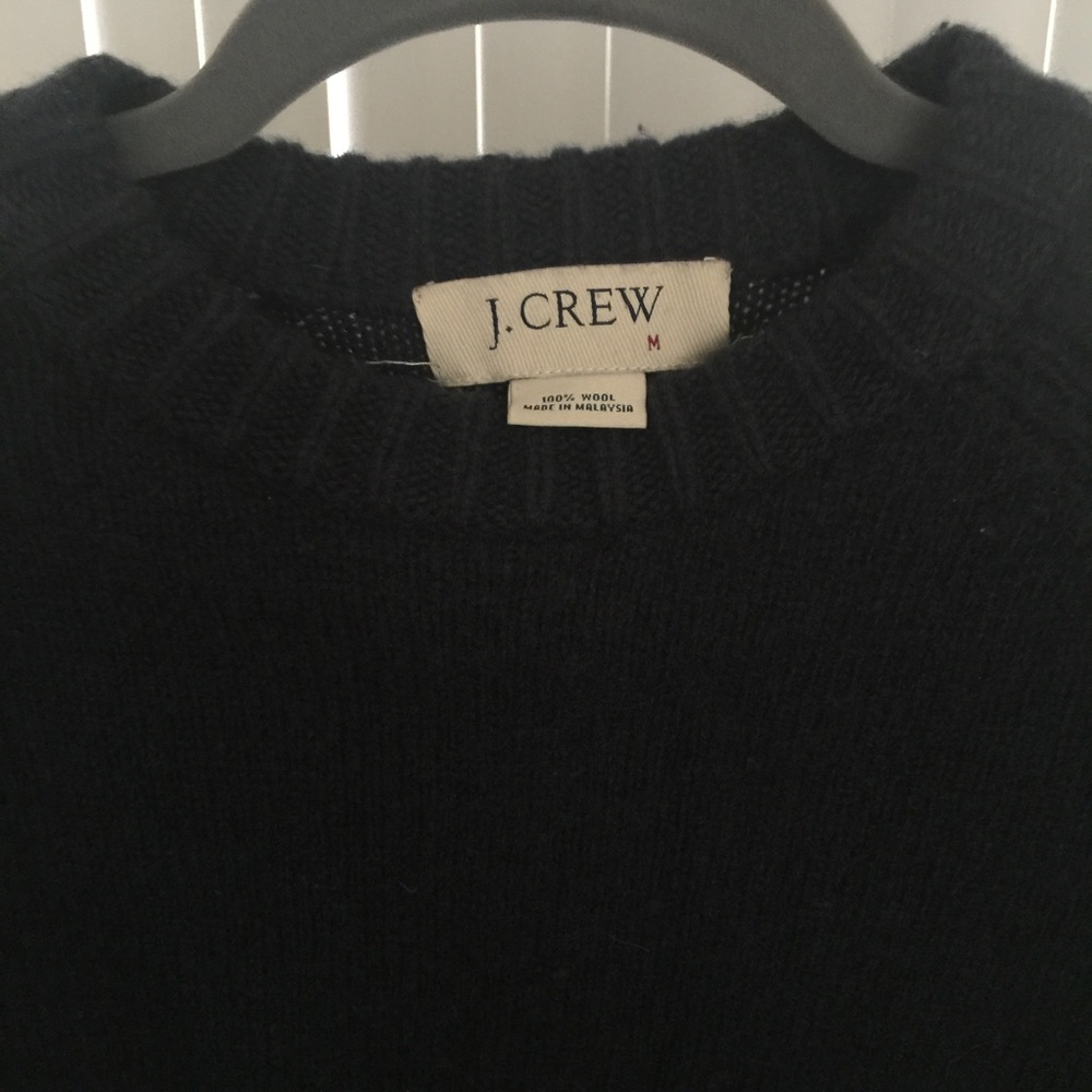 J. Crew Navy Wool Sweater
