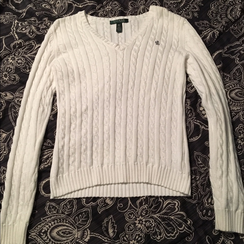 Ralph Lauren White Sweater