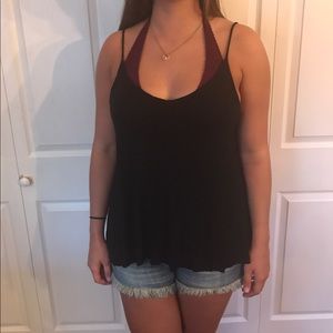 XL black American Eagle Outfitters tank top
