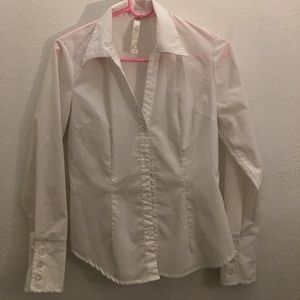 White button down