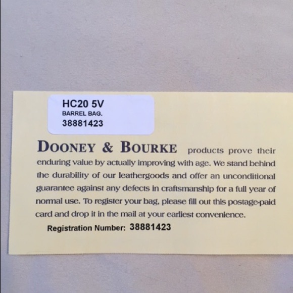 Dooney & Bourke logo barrel bag - Picture 5 of 6