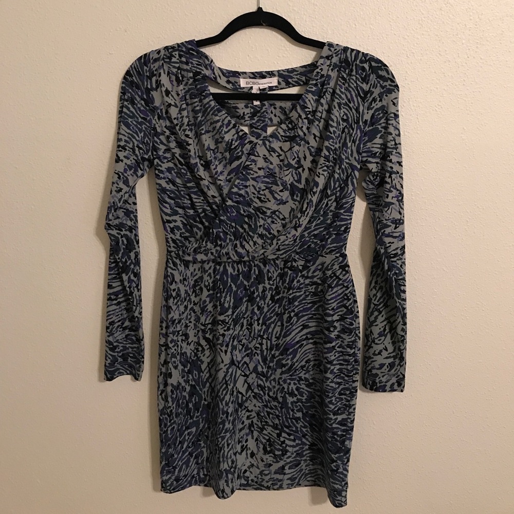 Bcbg long sleeve dress