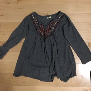 Hollister gray shirt
