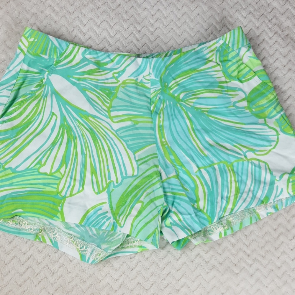 Lilly Pulitzer Jeannie Short Green Sheen