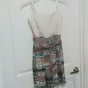 Lace & Aztec print dress new w/o tags