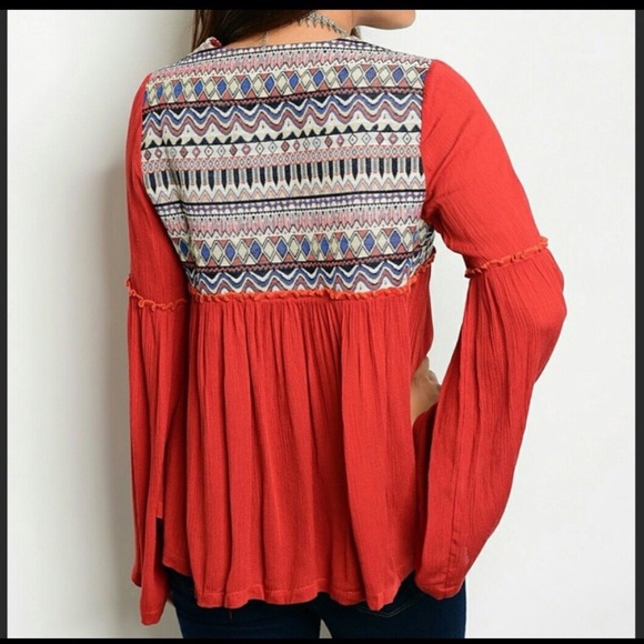 Donated🌺Boho Top🌺 Donating 8/23 - Picture 2 of 2