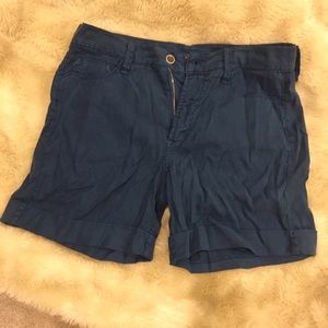 NYDJ Navy Boyfriend/Bermuda Shorts