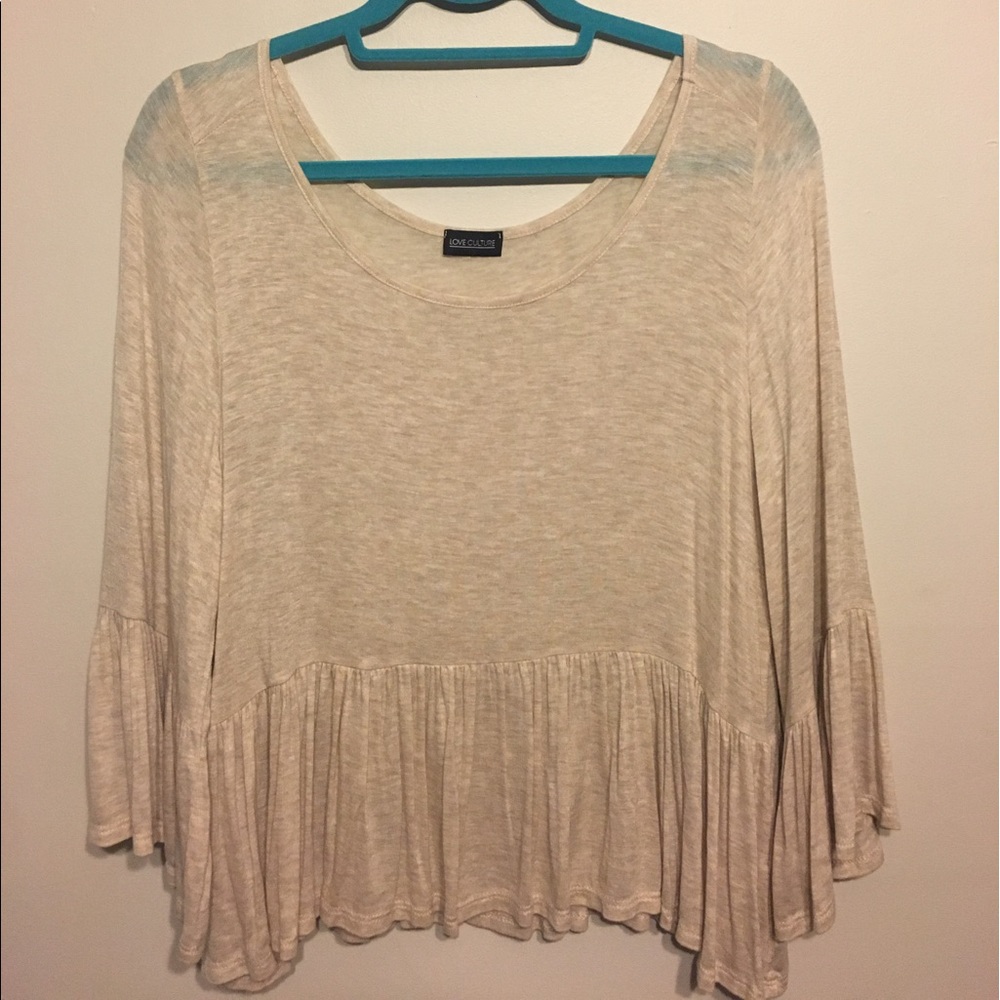 Love Culture Bell Sleeve Top