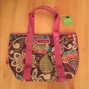 NWT Vera Bradley Plum Crazy Small Mesh Tote