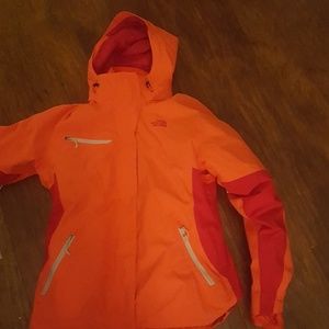 North face hard and soft shell winter coat