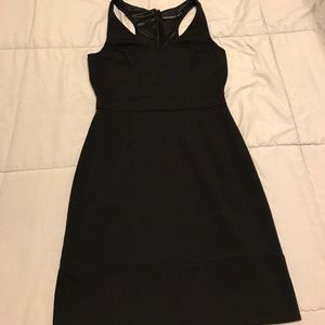 Black racerback Cynthia Rowley dress