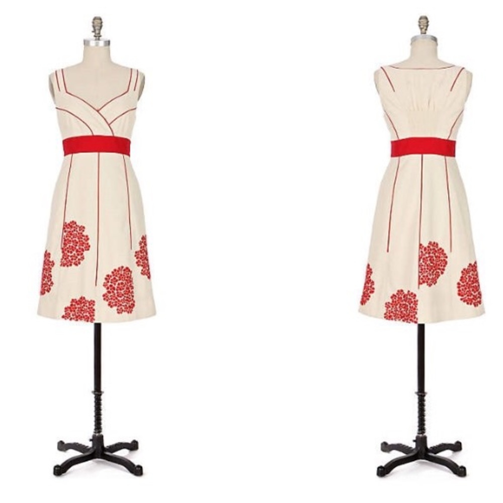 Anthropologie Coral Way Dress by Floreat Size 0