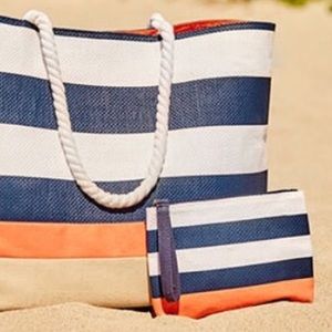 Free summer tote & matching wristlet with purchase